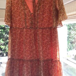 BCGB bell sleeve dress